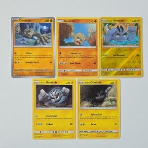 Pokemon Geodude Trading Cards